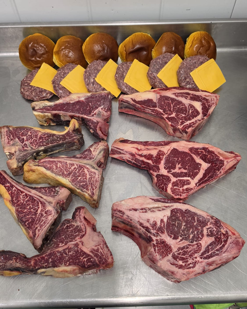 Lote Fiestas Patronales | T-Bone de Frisona y Chuletón Simmental Madurados