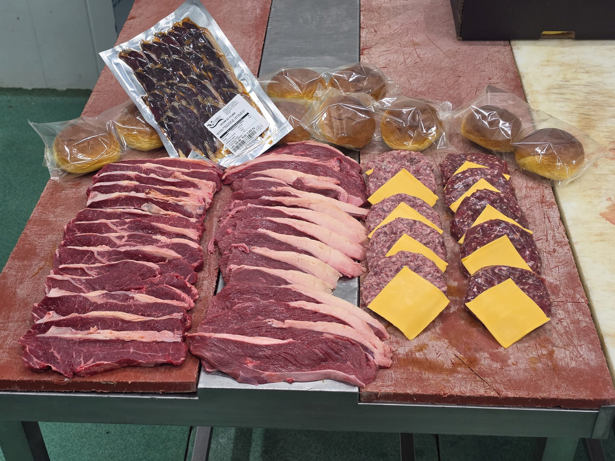 Lote Feliz Vuelta al Cole | Entrecot, Picaña y Hamburguesas Premium